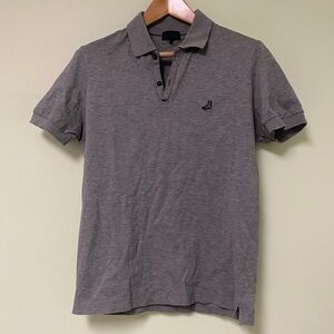 Lanvin Men's Heather Gray Polo Shirt